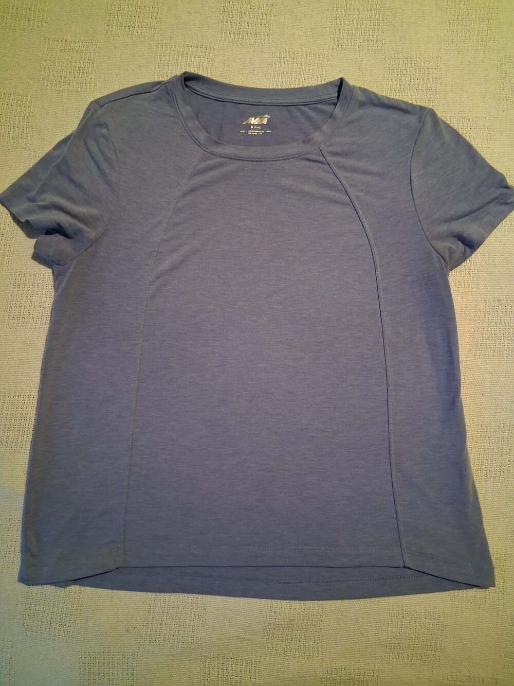 Avia Athletic T-Shirt Size M (8-10) Blue Short Sleeve